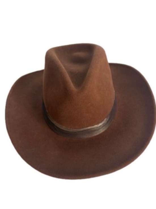 Freya Haven Wool Felt Western Hat Toffee Brown S/M NWOT main image 6
